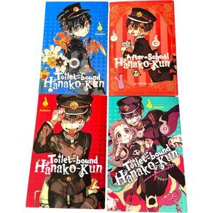 Toilet-Bound Hanako-Kun English Manga Lot Of 4 Volumes 0-2 + After School NEW